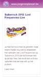Mobile Screenshot of jongerenplaneet.be